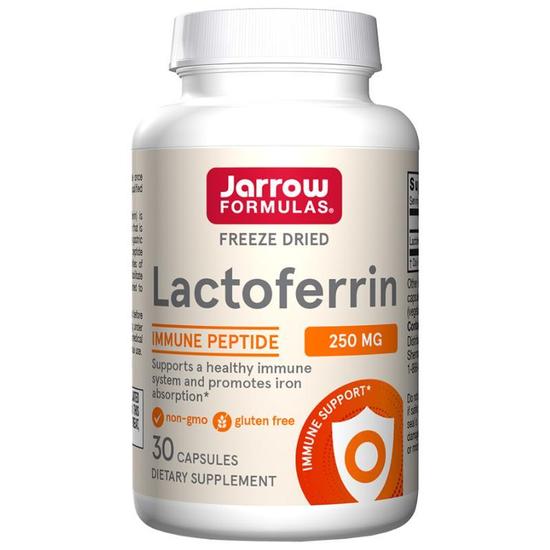 Jarrow Formulas Lactoferrin 250mg Capsules 30 Capsules