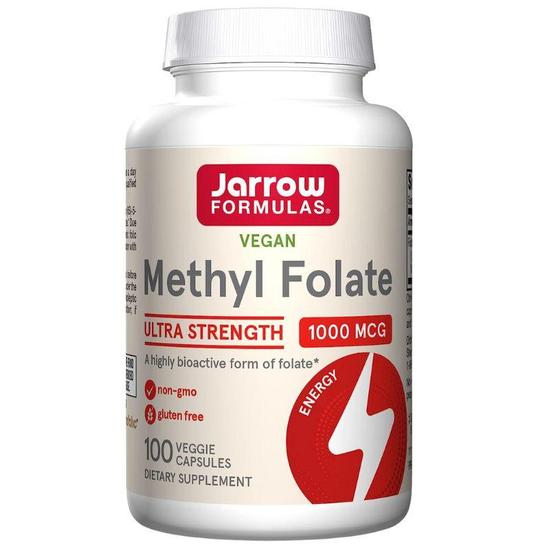 Jarrow Formulas Methyl Folate 1000mcg Capsules 100 Capsules