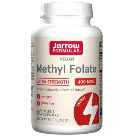 Jarrow Formulas Methyl Folate 400mcg Capsules 60 Capsules