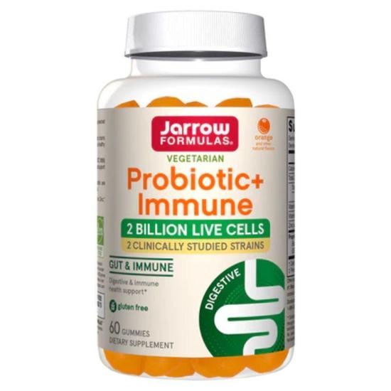 Jarrow Formulas Probiotic + Immune Orange Gummies 60 Gummies