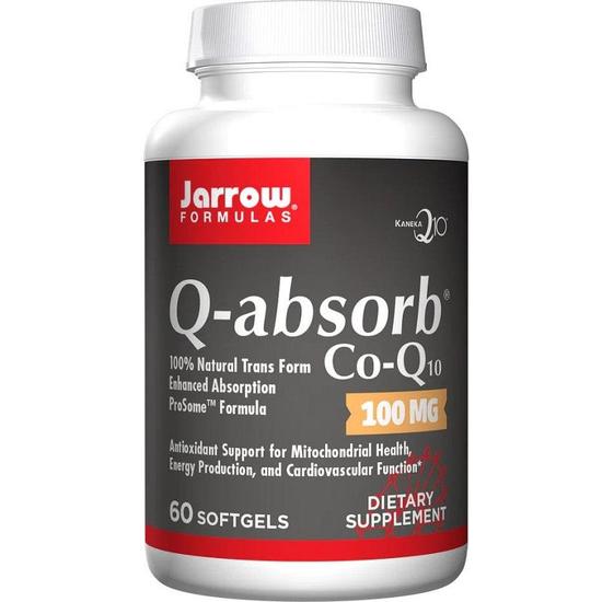 Jarrow Formulas Q-absorb 100mg Softgels 60 Softgels