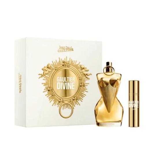 Jean Paul Gaultier Divine Eau De Parfum Women's Perfume Gift Set Spray 100ml With 10ml Eau De Parfum