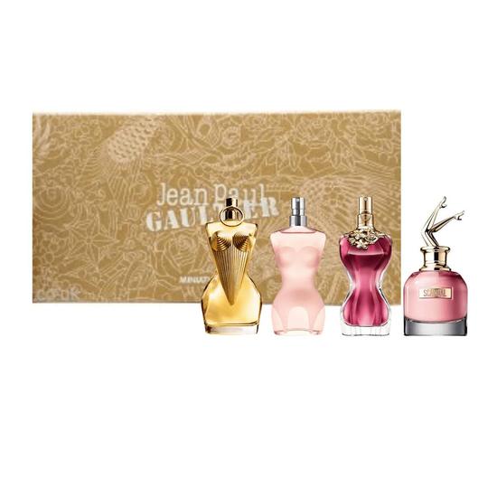 Jean Paul Gaultier Miniatures Eau De Parfum Women's Gift Set La Belle + Scandal + Classique + Divine 4 x 6ml