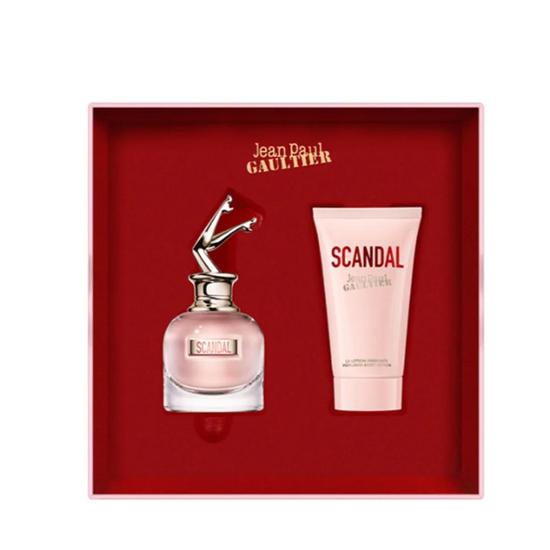 Jean Paul Gaultier Scandal Eau De Parfum Women's Perfume Gift Set Spray With Body Lotion