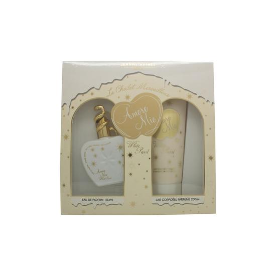 Jeanne Arthes Amore Mio White Pearl Gift Set 100ml Eau De Parfum + 200ml Sparkling Body Lotion