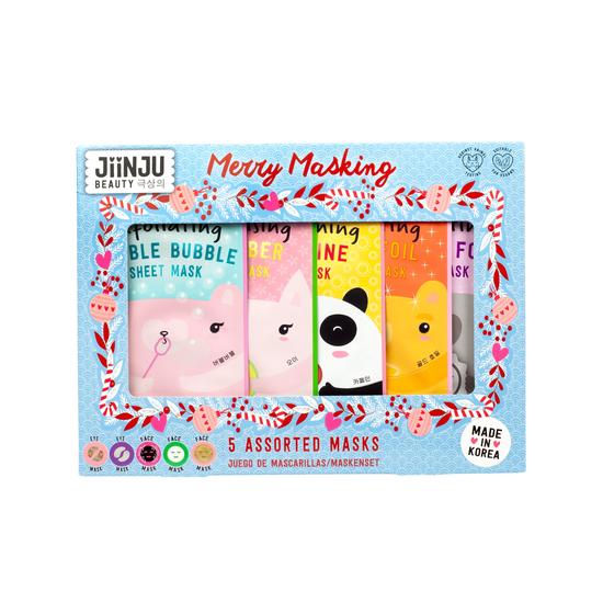 JiinJu Beauty Merry Masking Gift Set 5 x 15ml Masks