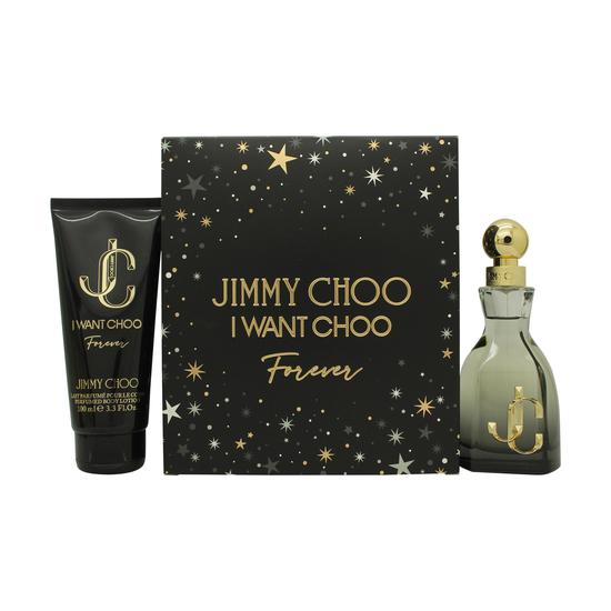 Jimmy Choo I Want Choo Forever Gift Set 60ml Eau De Parfum + 100ml Body Lotion