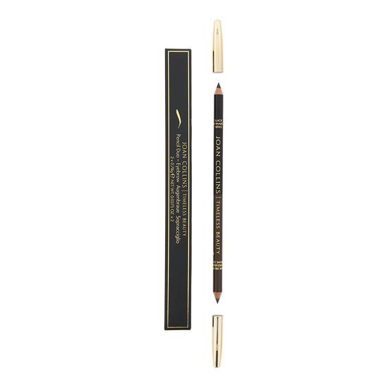 Joan Collins Eyebrow Pencil Duo Black/Dark Brown