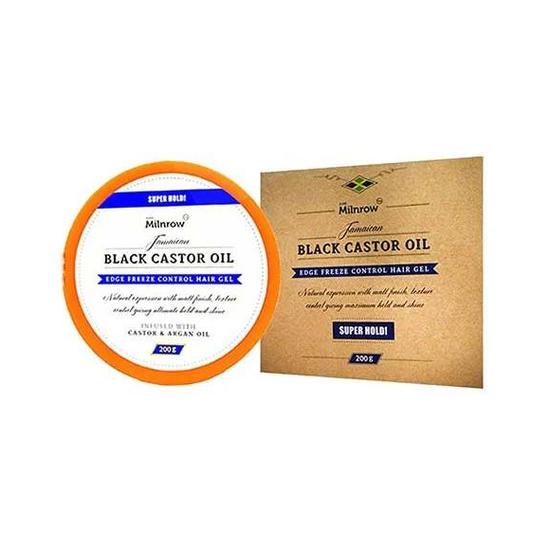 June Milnrow Jamaican Black Castor Oil Edge Freeze Control Hair Gel 65 g / Super Hold