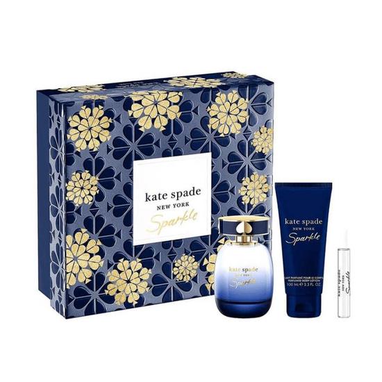 Kate Spade Sparkle Set 100ml Eau De Parfum + 100ml Body Lotion + 7.5ml Eau De Parfum