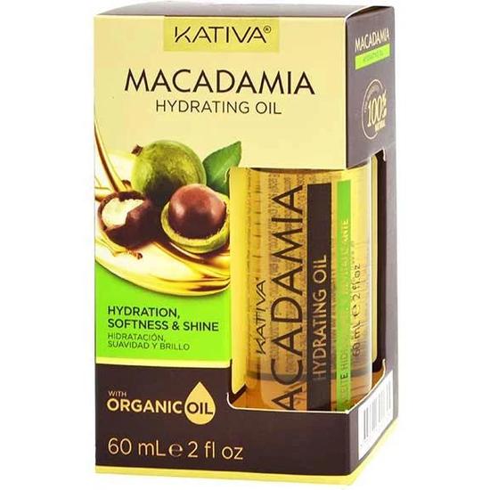 Kativa Macadamia Organic Hydrating Oil 60ml