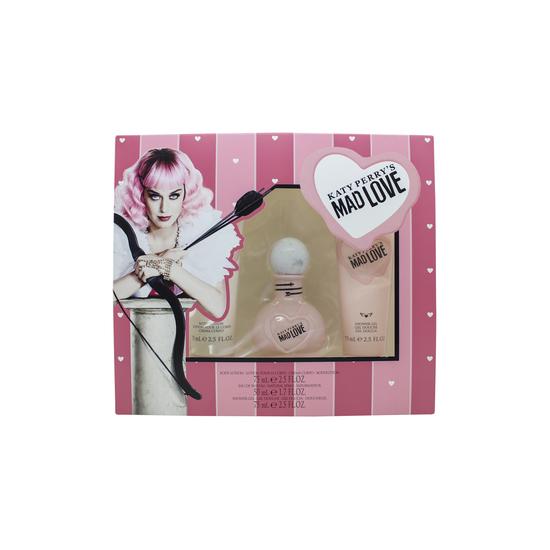 Katy Perry Mad Love Gift Set 50ml Eau De Parfum + 75ml Body Lotion + 75ml Shower Gel