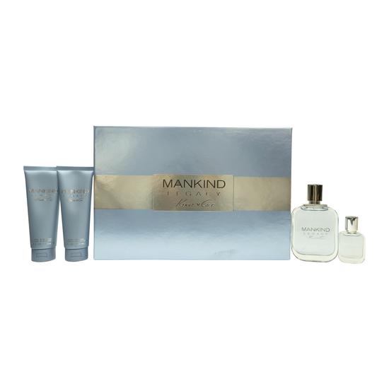 Kenneth Cole Mankind Legacy Gift Set 100ml Eau De Toilette + 30ml Eau De Toilette + 100ml Aftershave Balm + 100ml Shower Gel