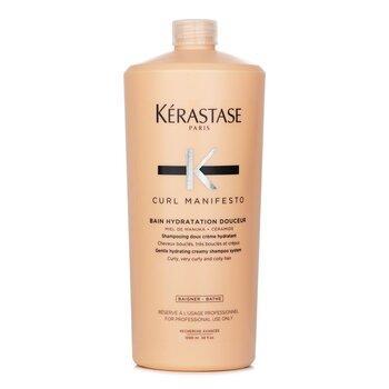 Kérastase Curl Manifesto Bain Hydratation Douceur Shampoo Gentle Creamy Shampoo For Curly, Very Curly & Coily Hair Salon Size 1000ml