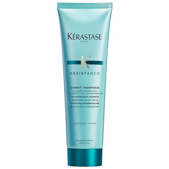 Kérastase Resistance Ciment Thermique Resurfacing Strengthening Milk Blow-Dry Care For Damaged Hair