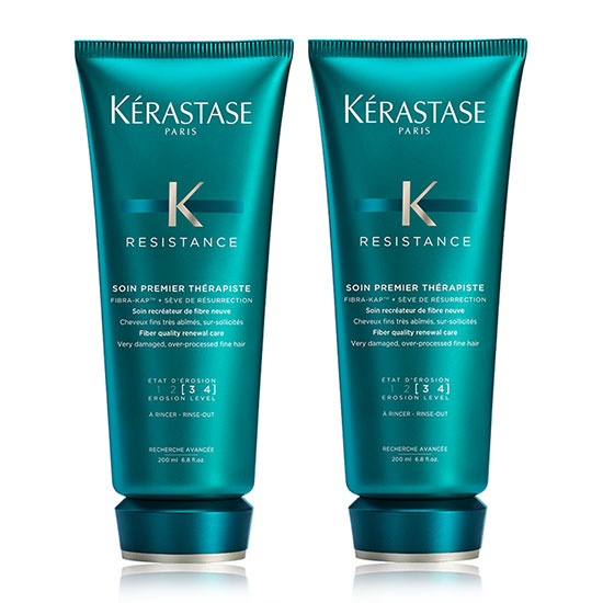 Kerastase Resistance Soin Premier Therapiste Fibre Quality Renewal Care Duo