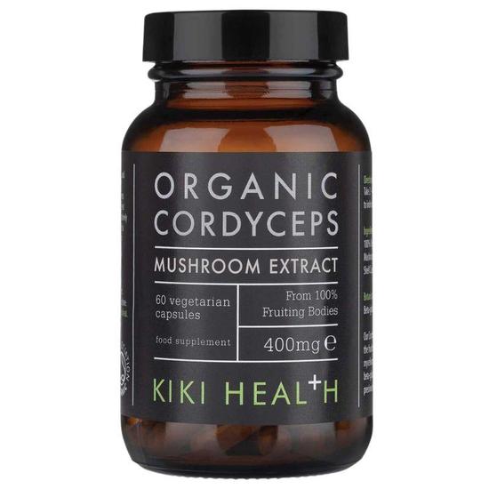 KIKI Health Organic Cordyceps Mushroom Extract Vegicaps 60 Vegicaps