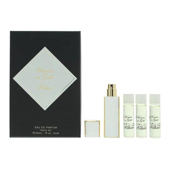 Kilian Woman In Gold Gift Set: 4 x Eau De Parfum 4 Piece