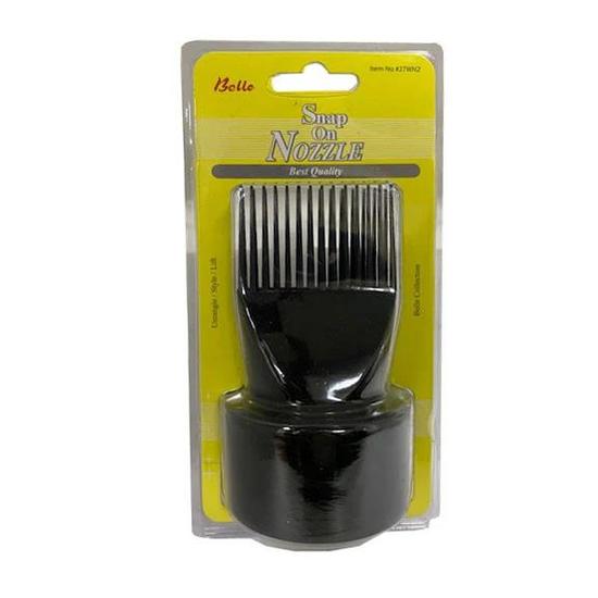 Kiss Belle Snap On Nozzle Dryer Comb 27WN2 Black