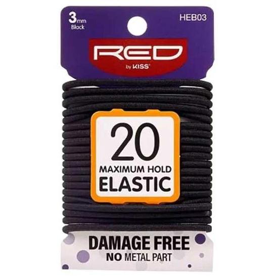 Kiss Black 20 Maximum Hold Elastic HEB03 3 mm