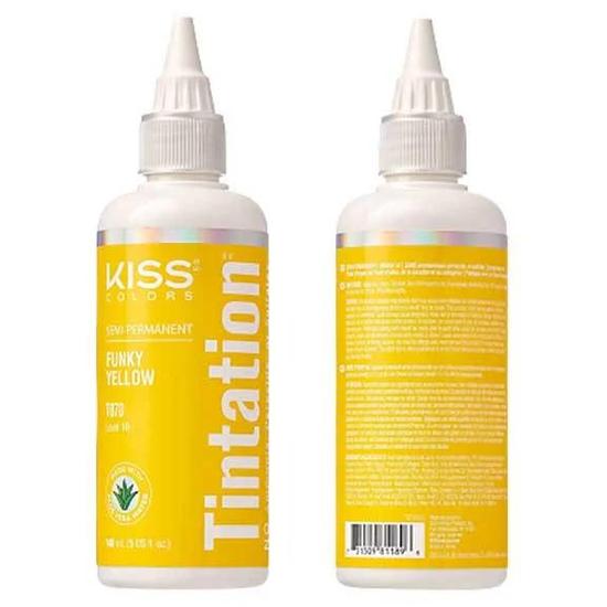 Kiss Colours Tintation Semi Permanent Funky Yellow T070 148ml