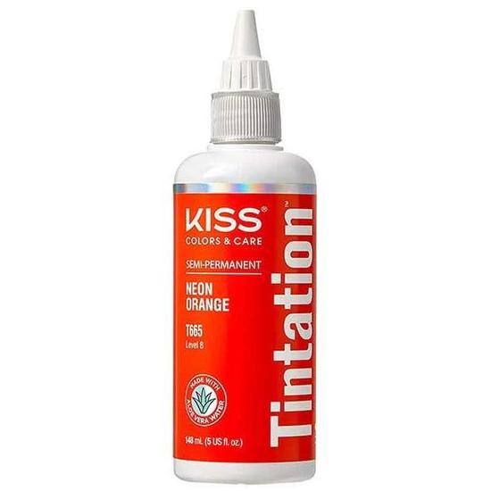 Kiss Colours Tintation Semi Permanent Neon Orange T665 148ml