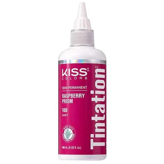 Kiss Colours Tintation Semi Permanent Raspberry Prism T450 148ml