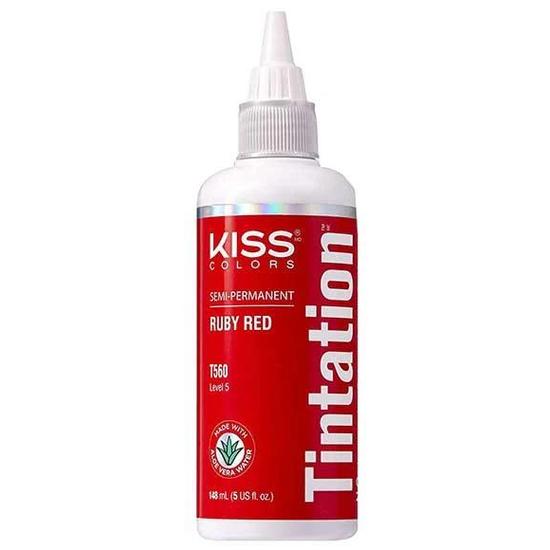 Kiss Colours Tintation Semi Permanent Ruby Red T560 148ml