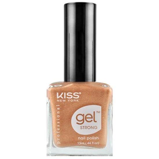 Kiss Gel Strong Nail Polish KNP010 Gold Mine 13ml