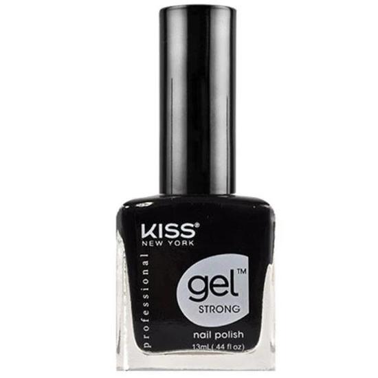 Kiss Gel Strong Nail Polish KNP033 Black Hole 13ml