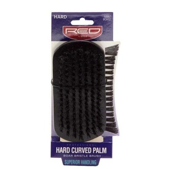 Kiss Hard Curved Palm Boar Bristle Brush BOR12