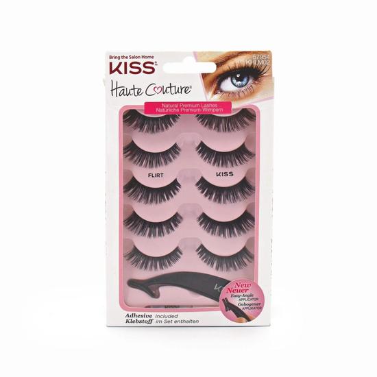 Kiss Haute Couture Lashes 5 Pairs Multipack Flirt Imperfect Box