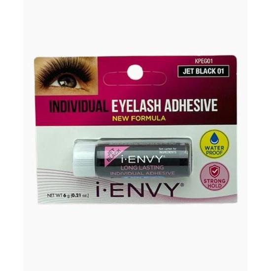 Kiss I Envy Individual Eyelash Adhesive KPEG01 3.55ml / Jet Black