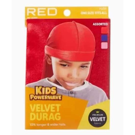 Kiss Kids Powerwave Velvet Durag HJ34 Assorted