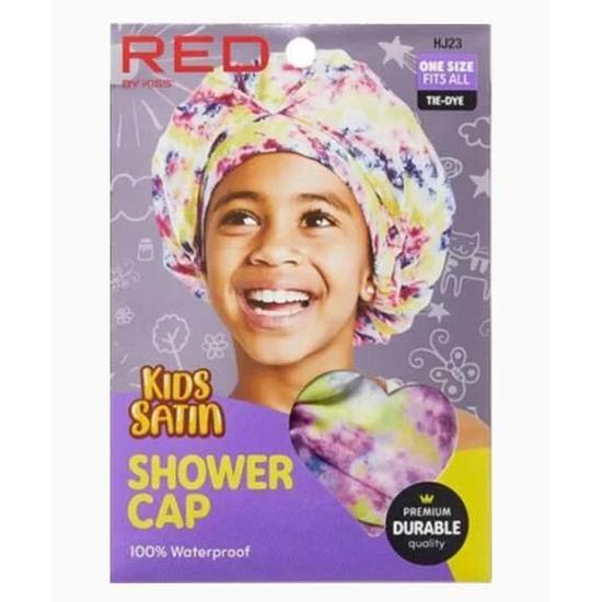 Kiss Kids Satin Shower Cap Tie Dye HJ23