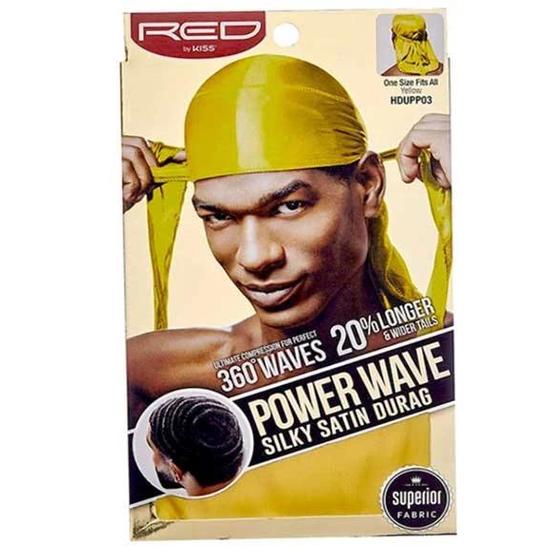 Kiss Power Wave Silky Satin Durag HDUPP02 Orange