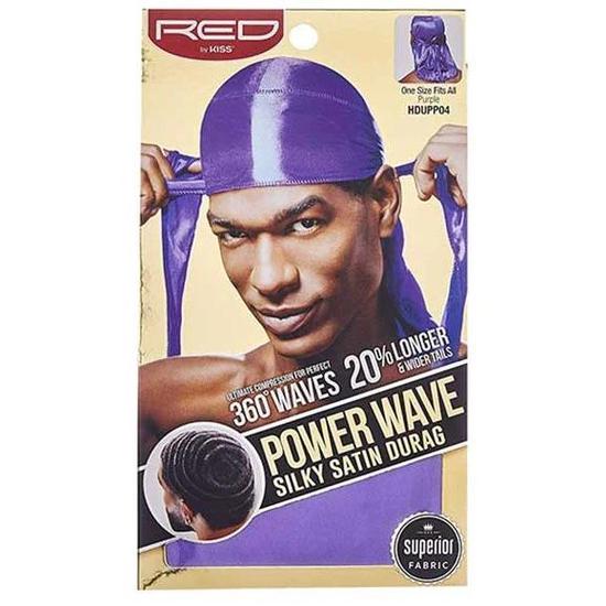 Kiss Power Wave Silky Satin Durag HDUPP04 One Size / HDUPP04