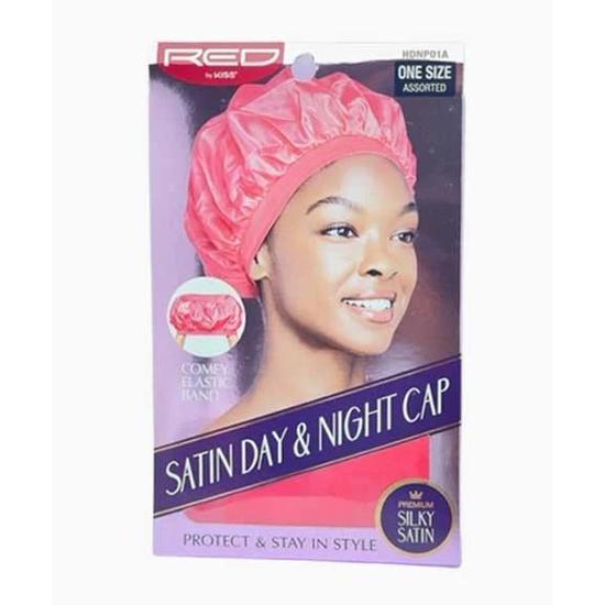 Kiss Satin Day & Night Cap One Size / Asorted HDNPO1A