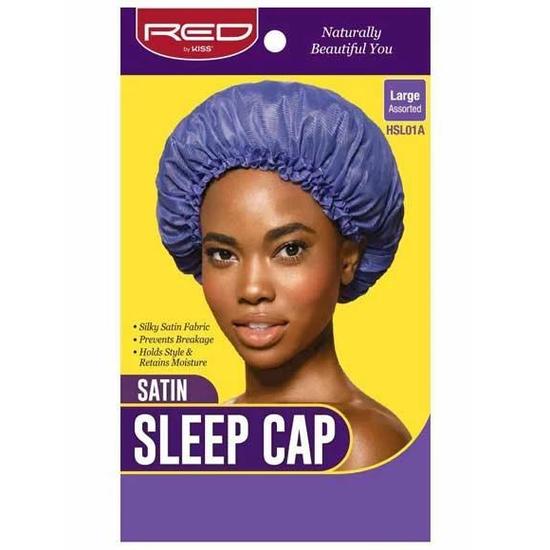 Kiss Satin Sleep Cap Assorted HSL01A Large