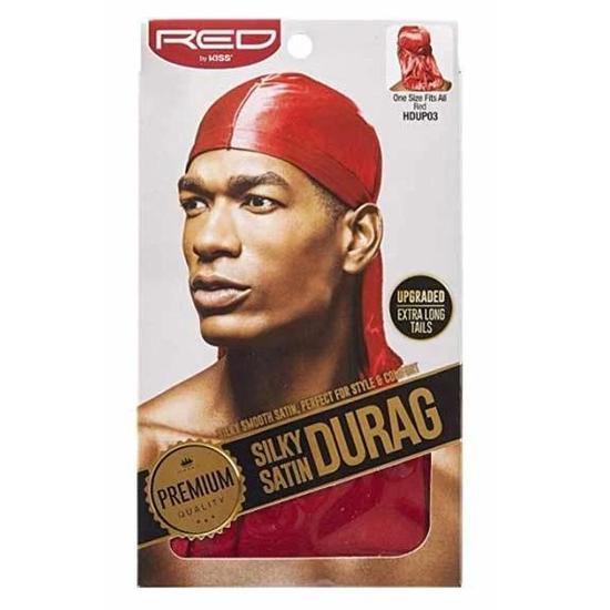 Kiss Silky Satin Durag Red HDUP03