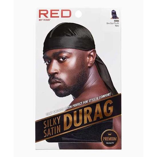 Kiss Silky Smooth Satin Durag HD06 one size fits all / Navy