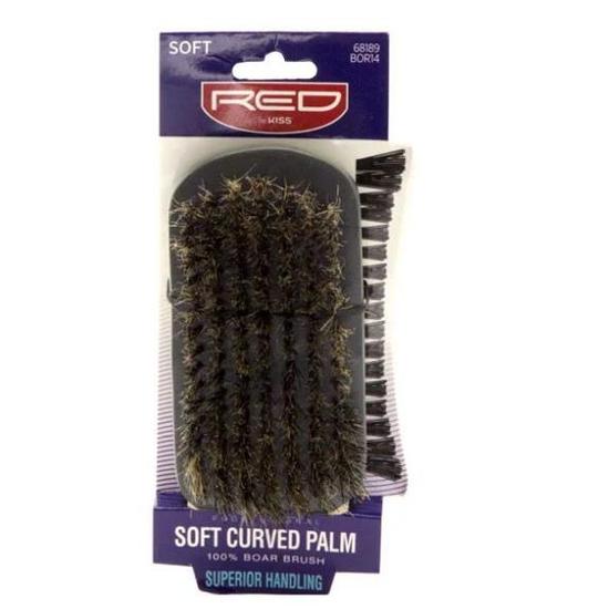 Kiss Soft Curved Palm Boar Brush BOR14