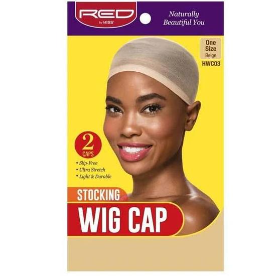 Kiss Stocking Wig Cap Beige HWC03 2 caps