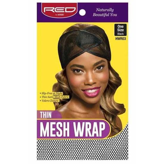 Kiss Thin Mesh Wrap Black HWR03 One Size