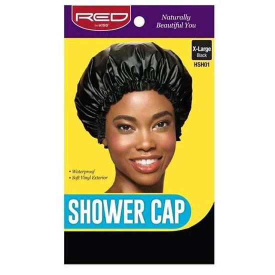 Kiss Waterproof Shower Cap Black HSH01 X Large