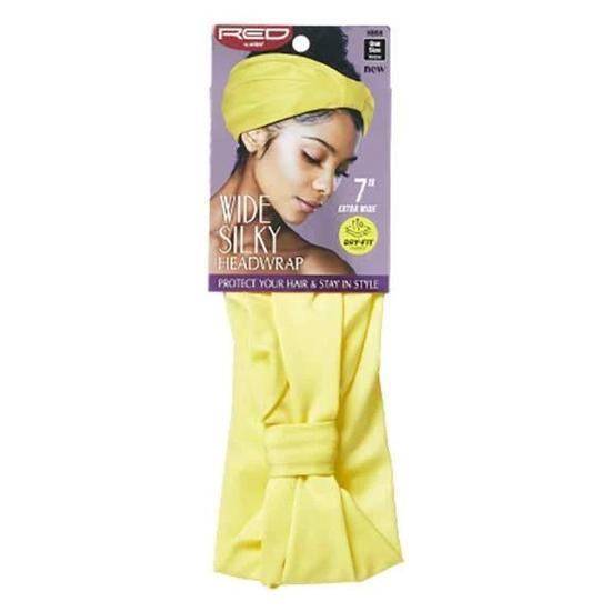 Kiss Wide Silky Headwrap Yellow HB08 7"