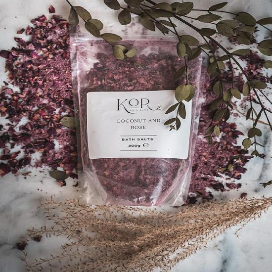 Kor Skincare KoR Skin Care Coconut & Rose Bath Salts 200g