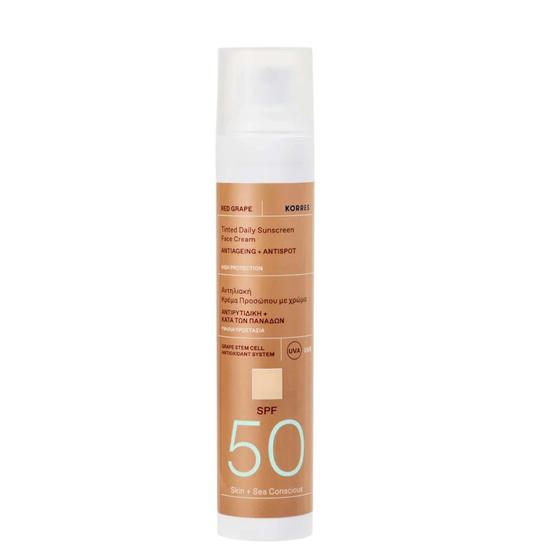 Korres Red Grape Tinted Face Sunscreen SPF 50 50ml