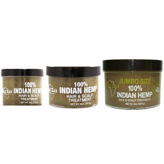 Kuza 100% Indian Hemp Hair & Scalp Treatment All Sizes 113 g