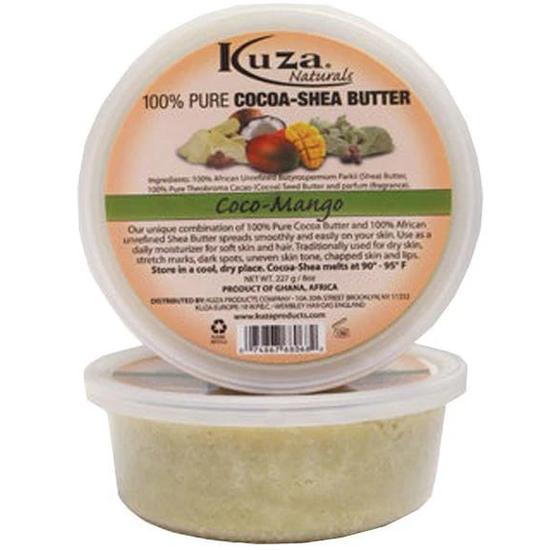 Kuza 100 Percent Pure Cocoa & Shea Butter Coco & Mango 227 g